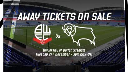 Ticket Information: Bolton Wanderers (A)