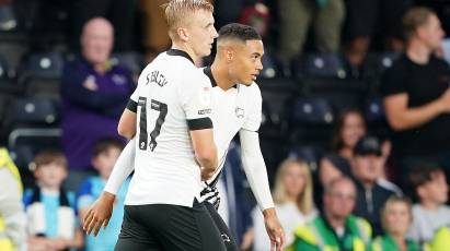 Match Action: Derby County 1-0 West Bromwich Albion