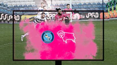 Watch From Home: Wycombe Wanderers Vs Derby County - LIVE On RamsTV