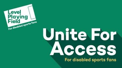 Derby Supporting Level Playing Field's Unite For Access Campaign