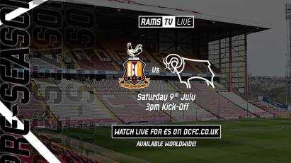 Watch Derby Take On Bradford Live On RamsTV For Just £5