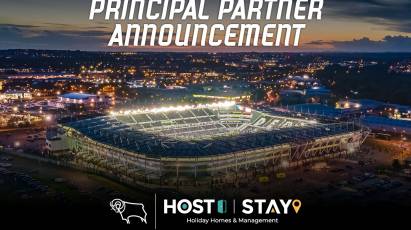 Host And Stay Revealed As Derby County’s Principal Partner