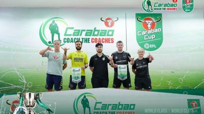 Derby Take Part In Carabao’s Coach The Coaches Initiative 
