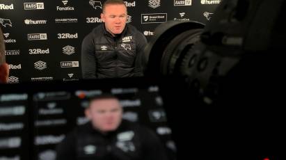 Rooney Previews Derby's Midweek Clash At Huddersfield