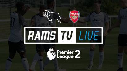Watch Derby County U23s’ Take On Arsenal For FREE on RamsTV