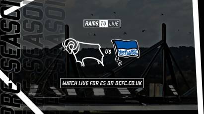 Watch Derby Take On Hertha Berlin Live On RamsTV For Just £5