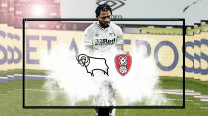 Watch From Home: Derby County Vs Rotherham United LIVE On RamsTV