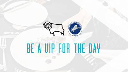  Become A VIP For Derby's Game Against Millwall At Pride Park