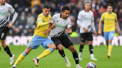 Match Action: Derby County 0-0 Sheffield Wednesday