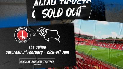 Charlton Athletic Away Tickets Sold Out