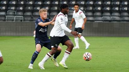 U21 Match Report: Derby County 0-2 Tottenham Hotspur