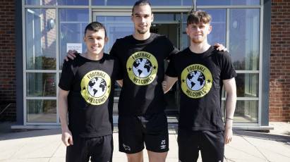 Derby County Joins Clubs Across The UK To Welcome Refugees As Part Of Amnesty’s ‘Football Welcomes’ Month 