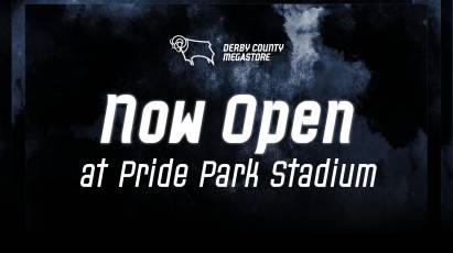 DCFCMegastore Open 10am-4pm Tuesday-Saturday At Pride Park Stadium