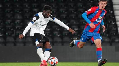 Under-23s Beaten By Crystal Palace At Pride Park Stadium