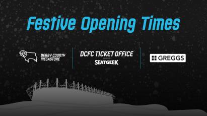 2021 Christmas Opening Times At Pride Park Stadium