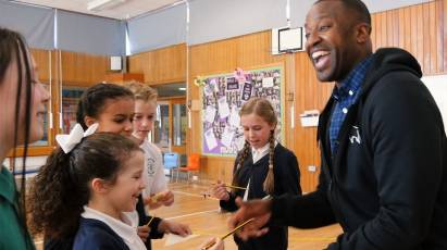 Johnson Delivers Equality And Diversity Workshop At Borrow Wood Primary School