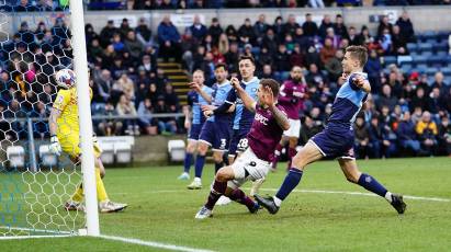 Match Action: Wycombe Wanderers 3-2 Derby County