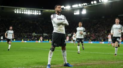 Bogle Delighted To Score His First Goal At Pride Park