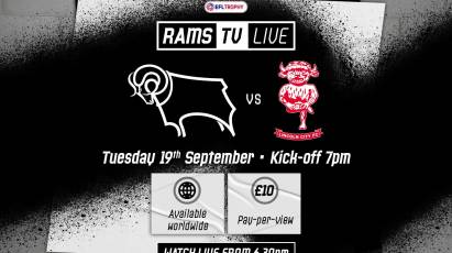 RamsTV EFL Trophy Live: Derby County Vs Lincoln City