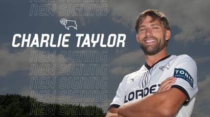 SIGNING: Defender Charlie Taylor signs for Derby County