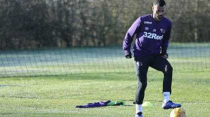 Players Train Ahead Of FA Cup Clash Against Accrington Stanley