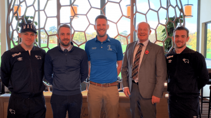 Rams Stars Carry Out The Official Opening Of Morley Hayes&rsquo; New Driving Range And Tower Cafe