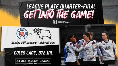 Derby County Women National League Plate Preview: Sutton Coldfield Town (A)
