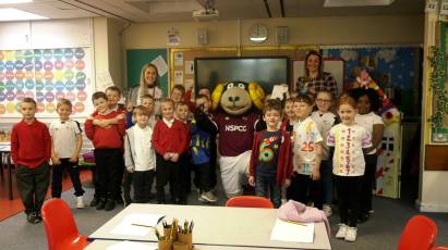 Rammie Visits Local School To Celebrate NSPCC's Number Day