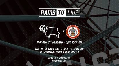 RamsTV Live: Derby County Vs Accrington Stanley