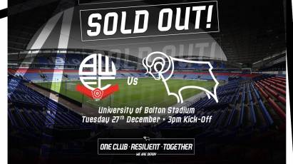 Bolton Wanderers Away Tickets Sold Out