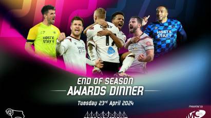 Tickets Available For Derby County's 2023/24 End Of Season Awards