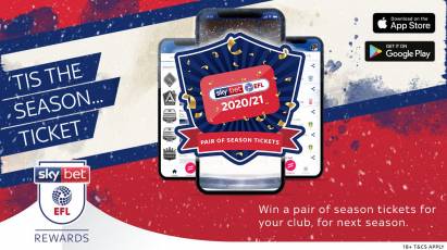 Win A Pair Of Derby Season Tickets This Christmas With Sky Bet EFL Rewards 
