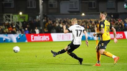 Match Action: Newport County 1-2 Derby County