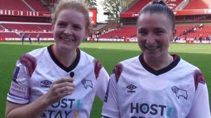 Nottingham Forest Women (A) Reaction: Amy Sims + Emily Joyce