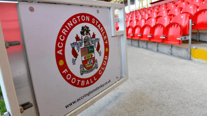 Team News Confirmed For Accrington Stanley FA Cup Clash