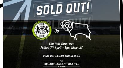 Forest Green Rovers Away Tickets Sold Out