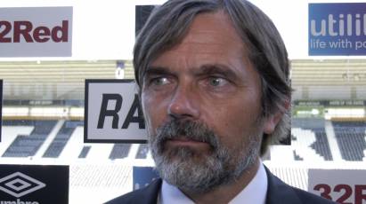 Cocu Looking Forward To First East Midlands Derby On Tuesday