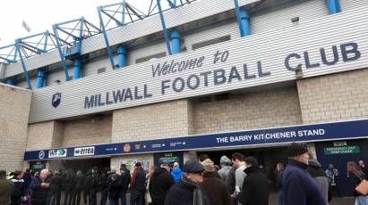 Tickets Still Available For Tuesday's Millwall Clash