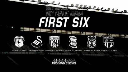 TICKETS: First Six Home League Matches On Sale Now