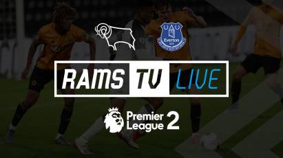Watch Derby Under-23s Take On Everton Under-23s For FREE On RamsTV
