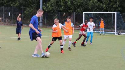 First-Team Pair Join In With Holiday Coaching With The Community Trust