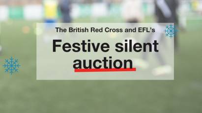 Two Derby Items Available In EFL Charity Partner British Red Cross’ Festive Auction