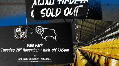 Port Vale Away Tickets Sold Out