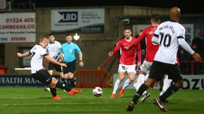 Match Action: Morecambe 1-1 Derby County