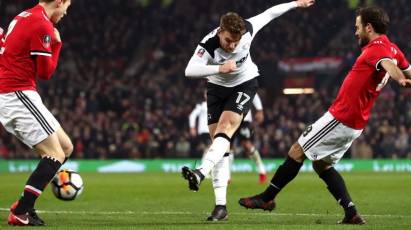 Derby Beaten By Two Late Goals At Old Trafford