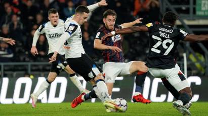 Points Shared At Pride Park After Luton Equalise Late On