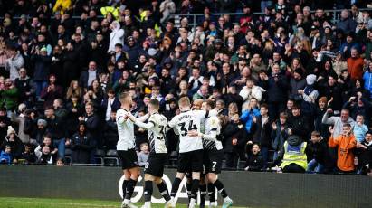 Match Action: Derby County 2-2 Shrewsbury Town