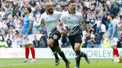 Match Action: Derby County 1-1 Portsmouth