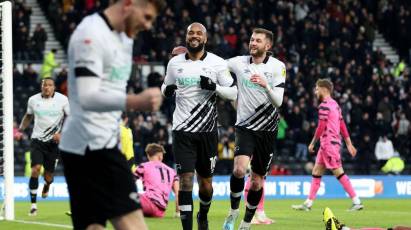 Match Action: Derby County 4-0 Forest Green Rovers