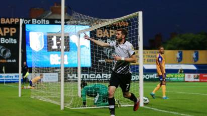 Match Action: Mansfield Town 1-2 Derby County